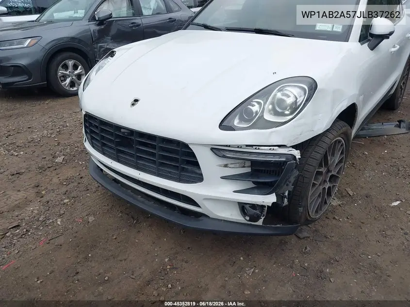 2018 Porsche Macan S VIN: WP1AB2A57JLB37262 Lot: 45352819