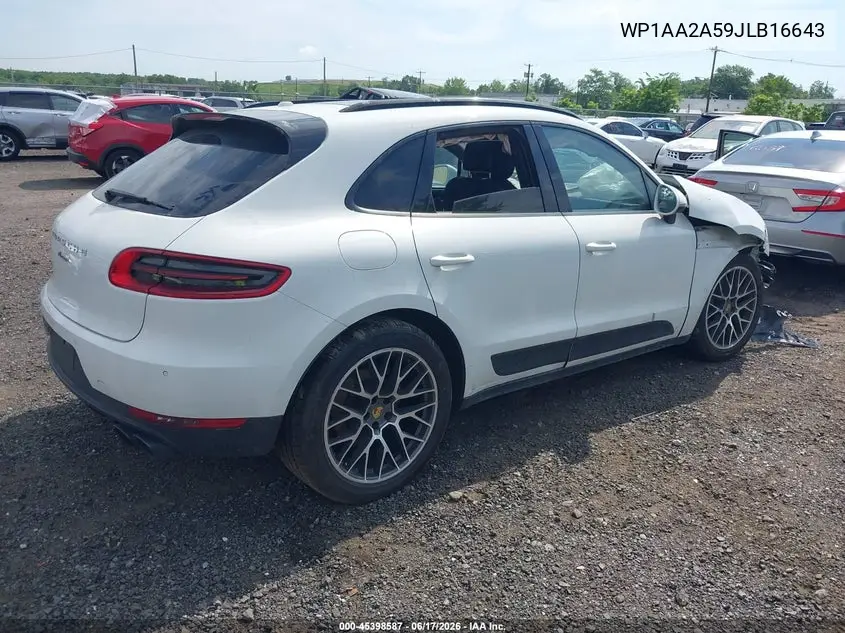 2018 Porsche Macan Sport Edition VIN: WP1AA2A59JLB16643 Lot: 45398587