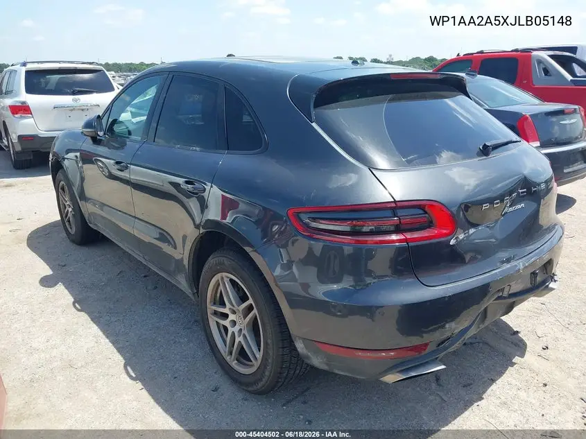 2018 Porsche Macan VIN: WP1AA2A5XJLB05148 Lot: 45404502