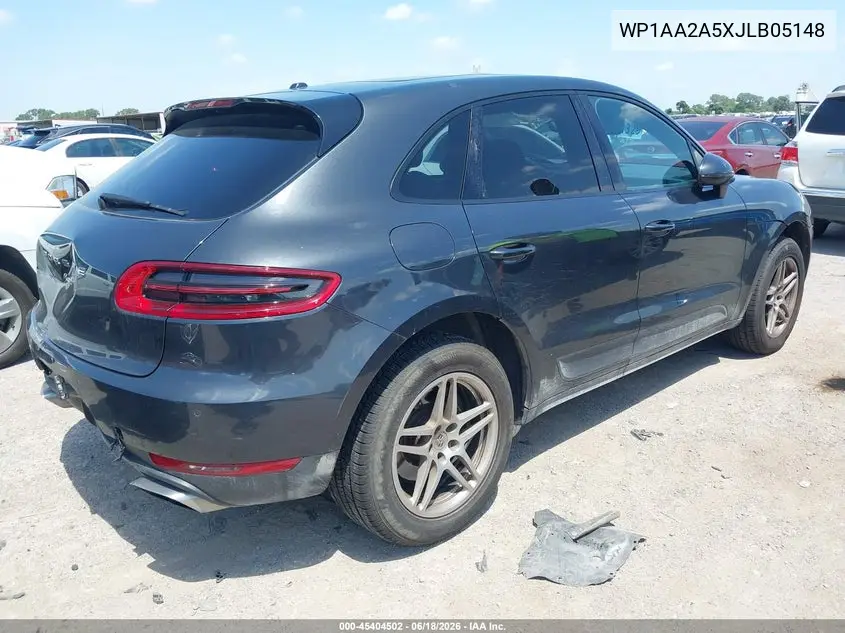 2018 Porsche Macan VIN: WP1AA2A5XJLB05148 Lot: 45404502
