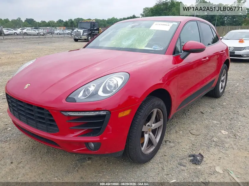 2018 Porsche Macan VIN: WP1AA2A51JLB06771 Lot: 45410868