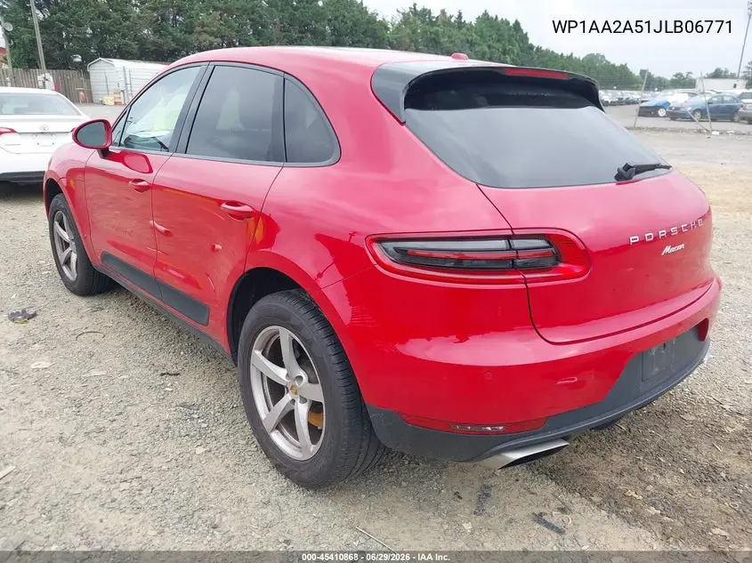 2018 Porsche Macan VIN: WP1AA2A51JLB06771 Lot: 45410868
