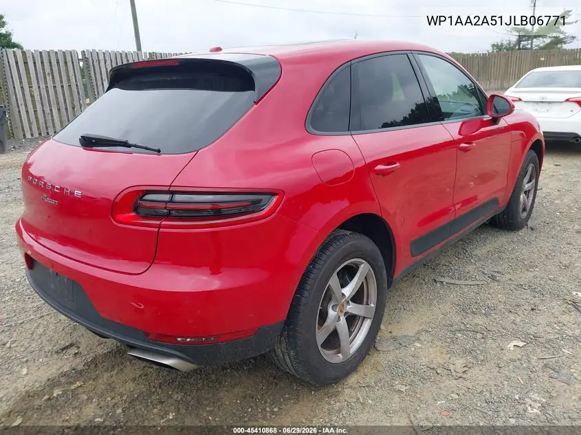 2018 Porsche Macan VIN: WP1AA2A51JLB06771 Lot: 45410868