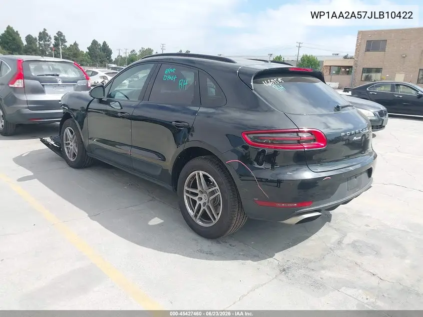 2018 Porsche Macan VIN: WP1AA2A57JLB10422 Lot: 45427460