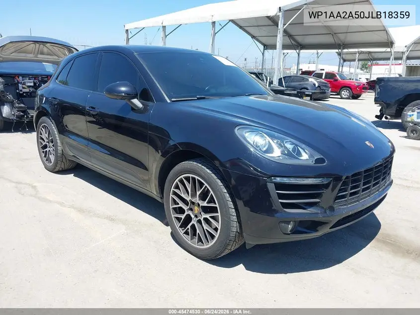 2018 Porsche Macan Sport Edition VIN: WP1AA2A50JLB18359 Lot: 45474530