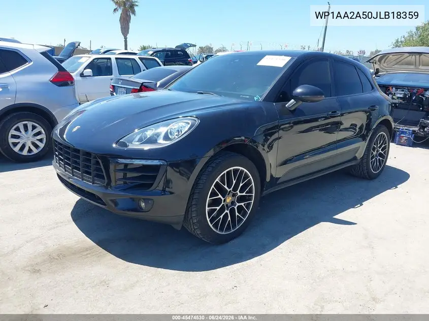 2018 Porsche Macan Sport Edition VIN: WP1AA2A50JLB18359 Lot: 45474530