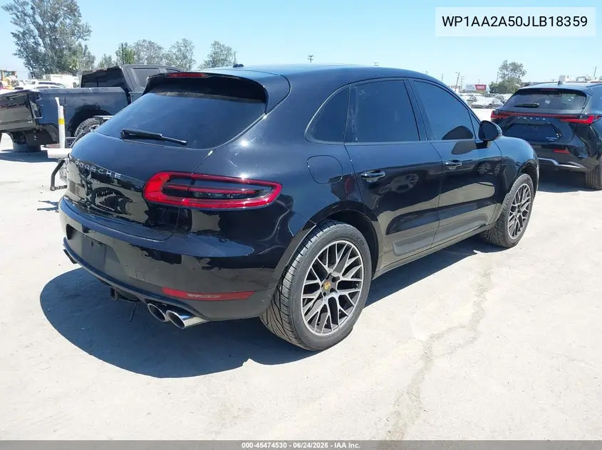 2018 Porsche Macan Sport Edition VIN: WP1AA2A50JLB18359 Lot: 45474530
