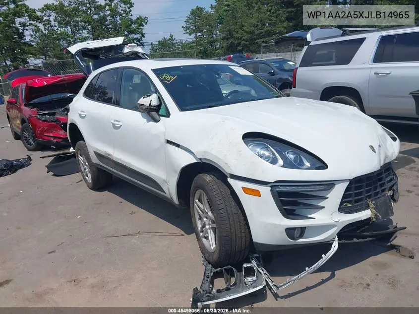 2018 Porsche Macan VIN: WP1AA2A5XJLB14965 Lot: 45495056