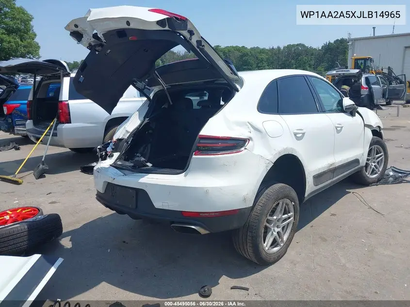2018 Porsche Macan VIN: WP1AA2A5XJLB14965 Lot: 45495056