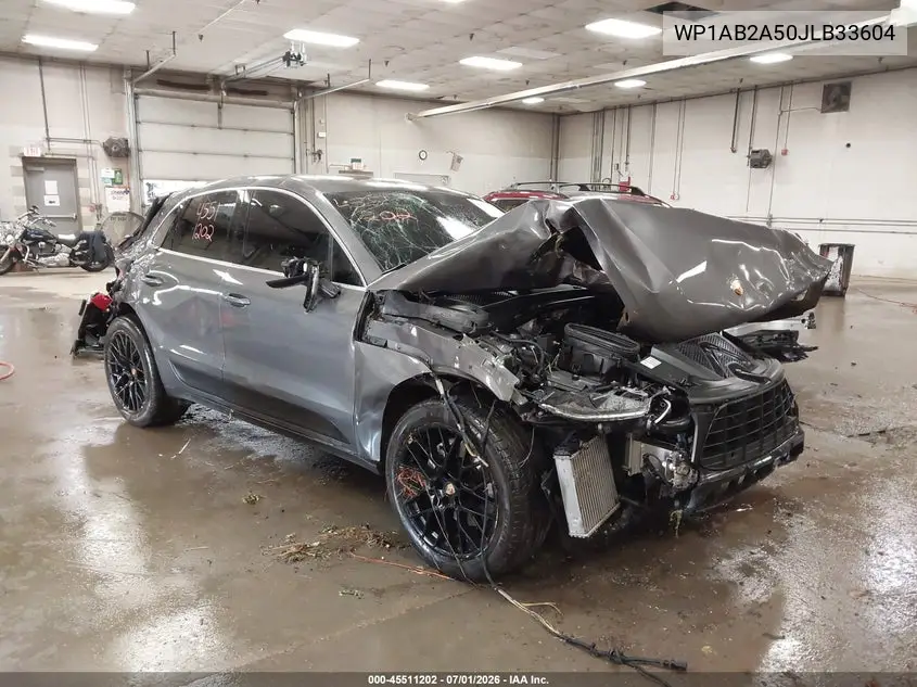 2018 Porsche Macan S VIN: WP1AB2A50JLB33604 Lot: 45511202
