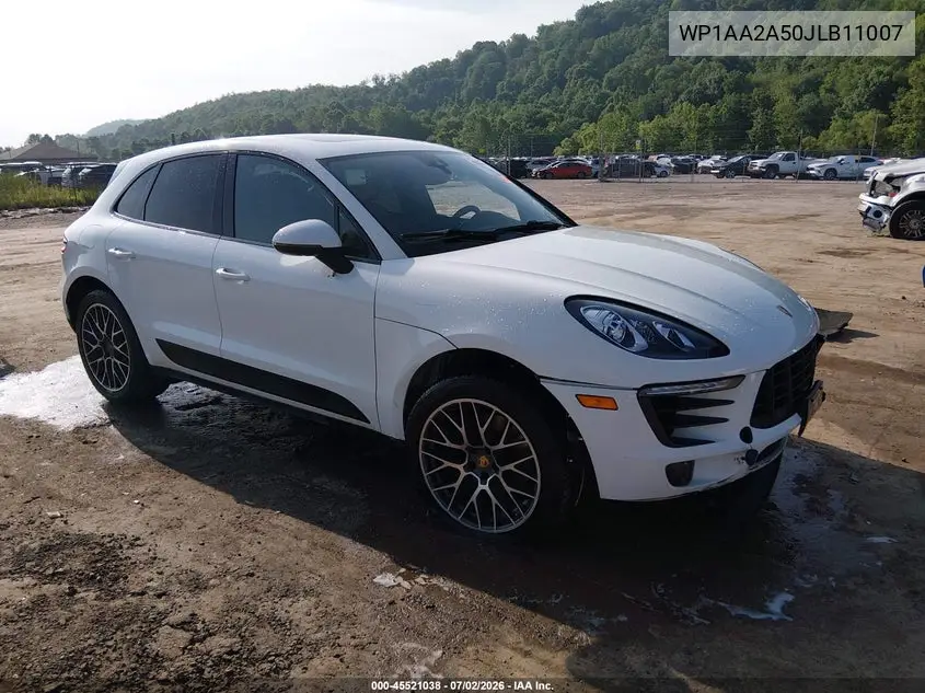 2018 Porsche Macan VIN: WP1AA2A50JLB11007 Lot: 45521038
