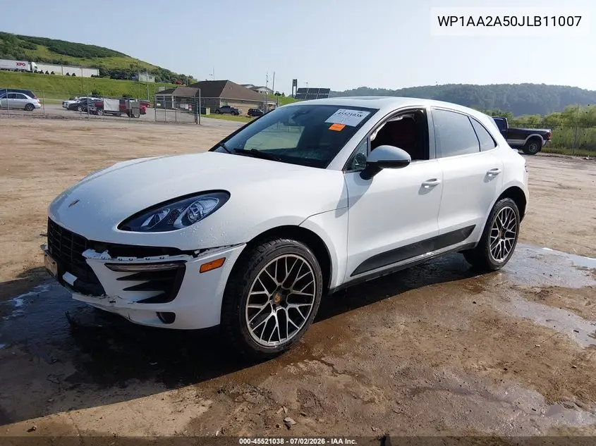 2018 Porsche Macan VIN: WP1AA2A50JLB11007 Lot: 45521038