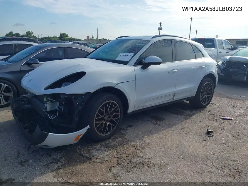 2018 Porsche Macan VIN: WP1AA2A58JLB03723 Lot: 45530545