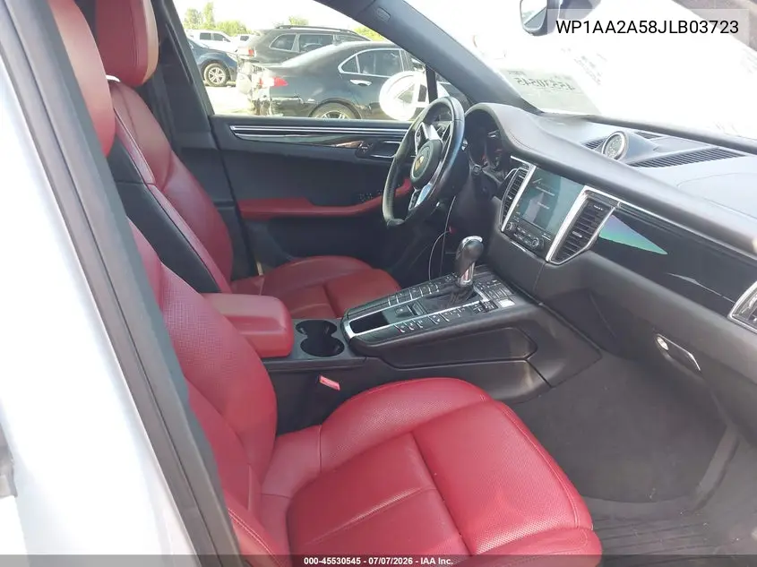 2018 Porsche Macan VIN: WP1AA2A58JLB03723 Lot: 45530545
