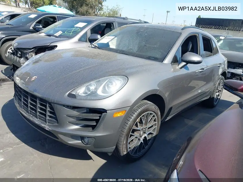 2018 Porsche Macan VIN: WP1AA2A5XJLB03982 Lot: 45619608