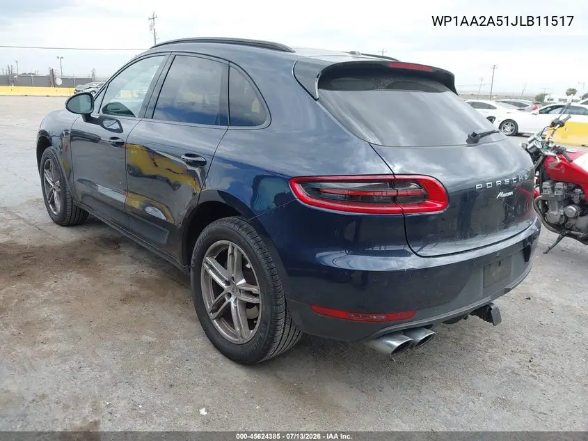 2018 Porsche Macan VIN: WP1AA2A51JLB11517 Lot: 45624385