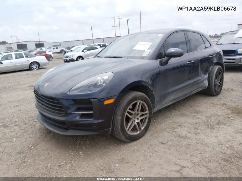 2019 Porsche Macan VIN: WP1AA2A59KLB06678 Lot: 45440682