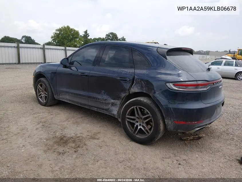 2019 Porsche Macan VIN: WP1AA2A59KLB06678 Lot: 45440682