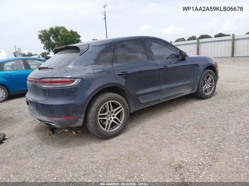 2019 Porsche Macan VIN: WP1AA2A59KLB06678 Lot: 45440682