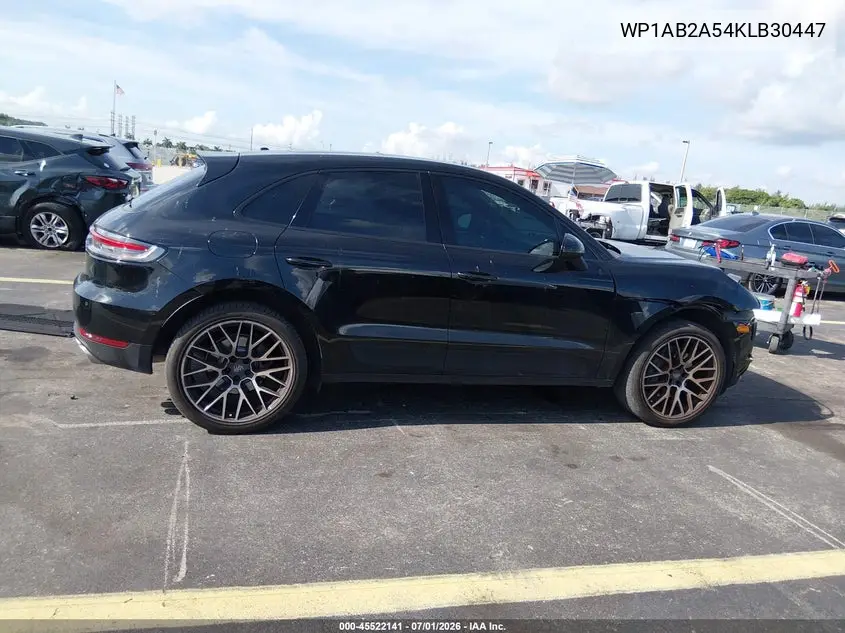 2019 Porsche Macan S VIN: WP1AB2A54KLB30447 Lot: 45522141