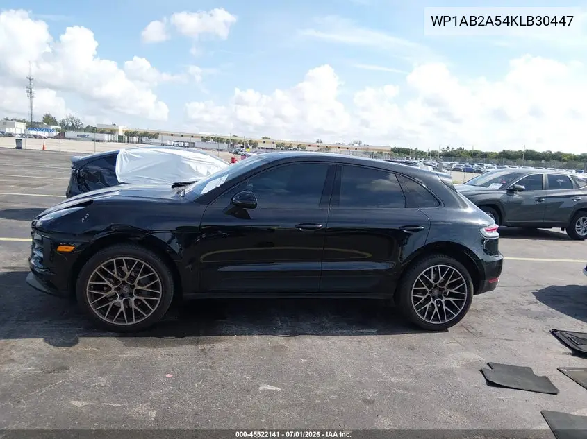 2019 Porsche Macan S VIN: WP1AB2A54KLB30447 Lot: 45522141