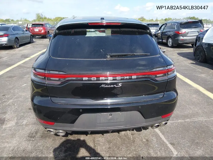 2019 Porsche Macan S VIN: WP1AB2A54KLB30447 Lot: 45522141