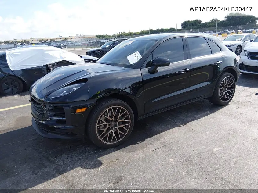 2019 Porsche Macan S VIN: WP1AB2A54KLB30447 Lot: 45522141