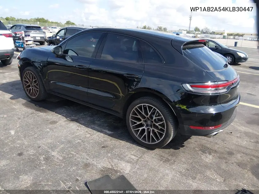 2019 Porsche Macan S VIN: WP1AB2A54KLB30447 Lot: 45522141