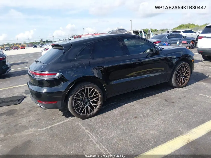 2019 Porsche Macan S VIN: WP1AB2A54KLB30447 Lot: 45522141
