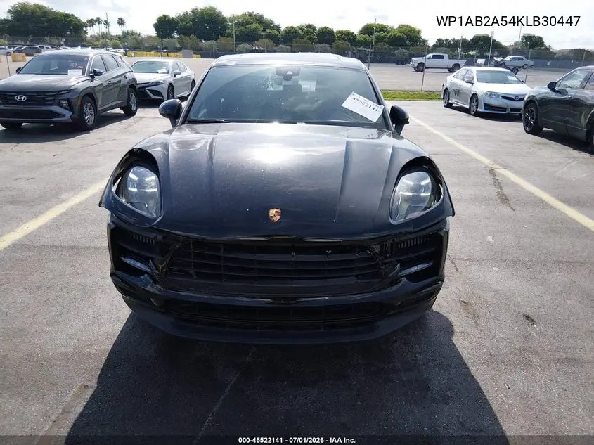 2019 Porsche Macan S VIN: WP1AB2A54KLB30447 Lot: 45522141