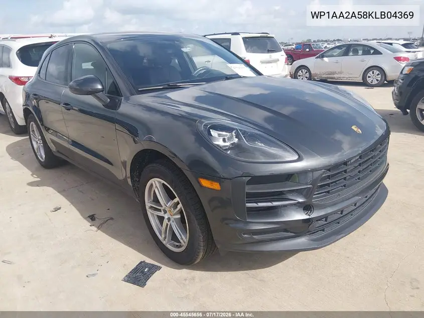 2019 Porsche Macan VIN: WP1AA2A58KLB04369 Lot: 45545656