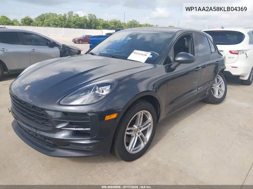 2019 Porsche Macan VIN: WP1AA2A58KLB04369 Lot: 45545656