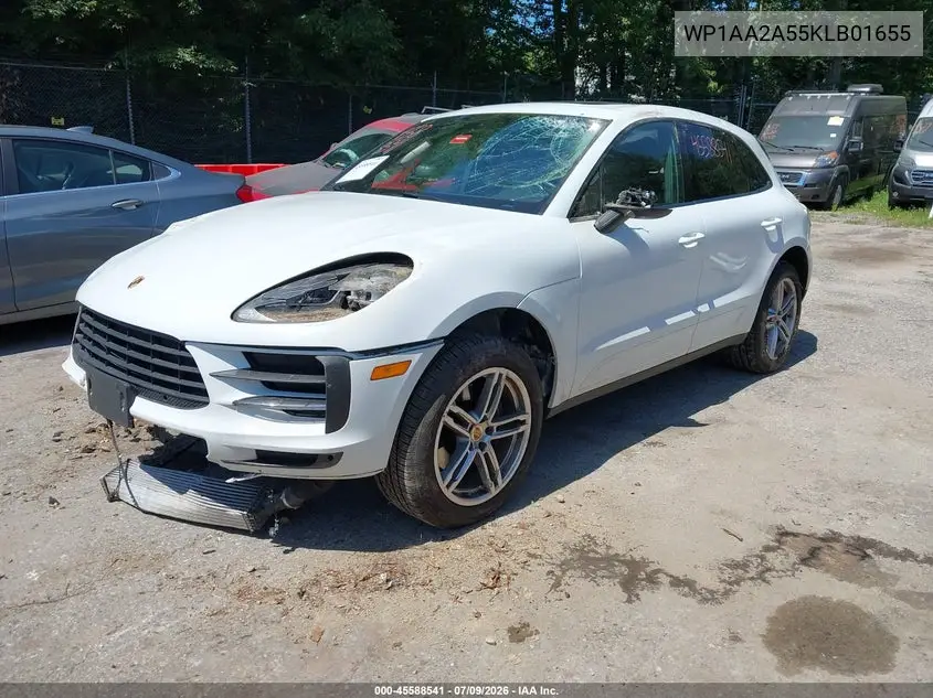 2019 Porsche Macan VIN: WP1AA2A55KLB01655 Lot: 45588541