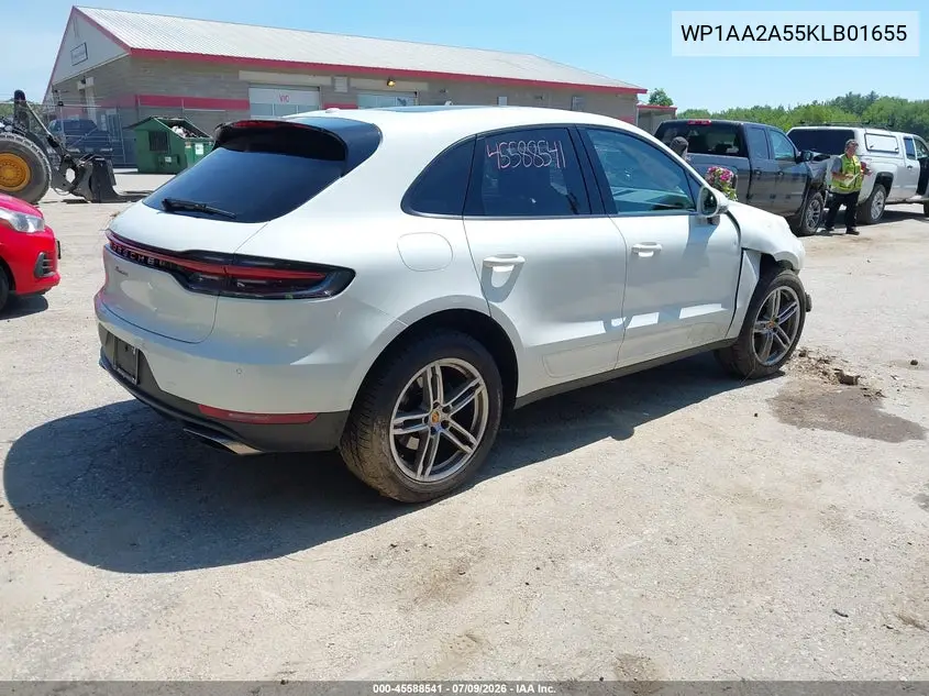 2019 Porsche Macan VIN: WP1AA2A55KLB01655 Lot: 45588541
