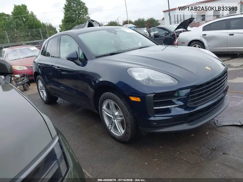 2019 Porsche Macan S VIN: WP1AB2A50KLB33393 Lot: 45588879