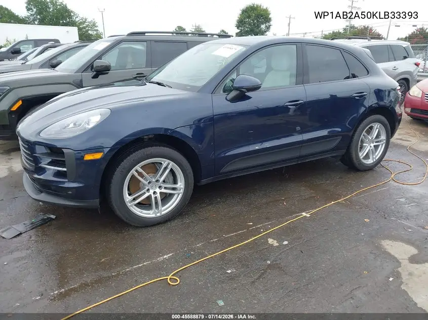 2019 Porsche Macan S VIN: WP1AB2A50KLB33393 Lot: 45588879