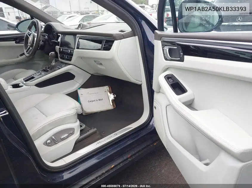 2019 Porsche Macan S VIN: WP1AB2A50KLB33393 Lot: 45588879