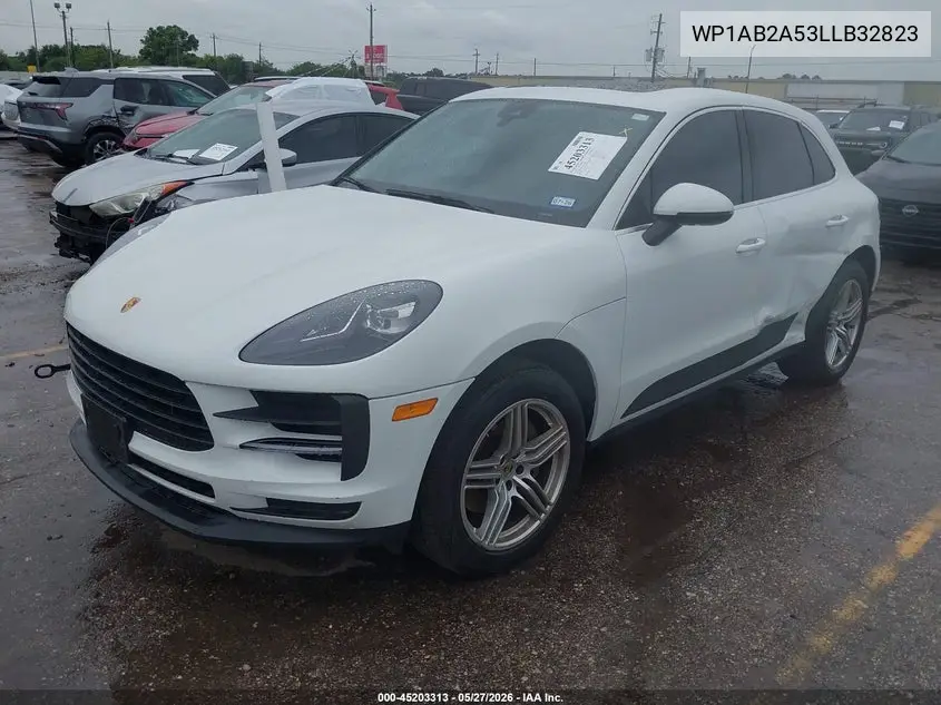 2020 Porsche Macan S VIN: WP1AB2A53LLB32823 Lot: 45203313