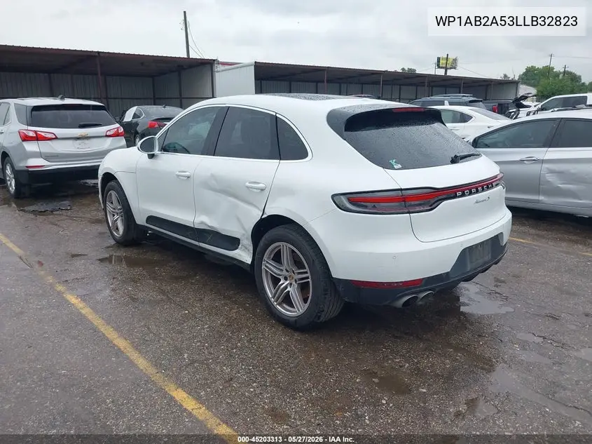 2020 Porsche Macan S VIN: WP1AB2A53LLB32823 Lot: 45203313