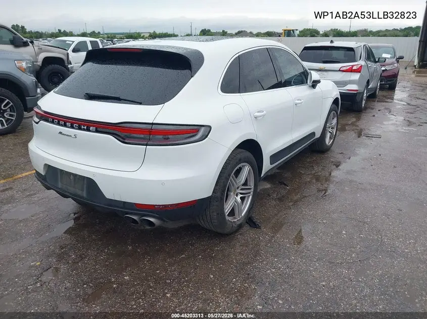 2020 Porsche Macan S VIN: WP1AB2A53LLB32823 Lot: 45203313