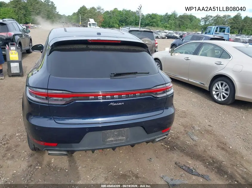 2020 Porsche Macan VIN: WP1AA2A51LLB08040 Lot: 45404309