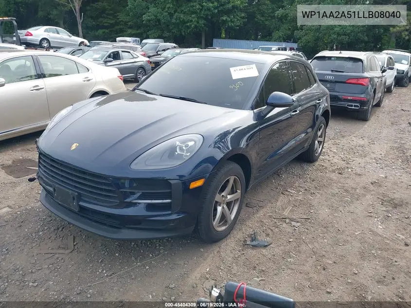 2020 Porsche Macan VIN: WP1AA2A51LLB08040 Lot: 45404309