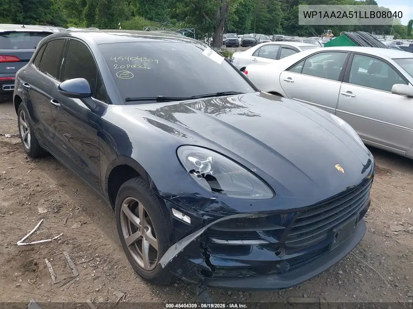 2020 Porsche Macan VIN: WP1AA2A51LLB08040 Lot: 45404309