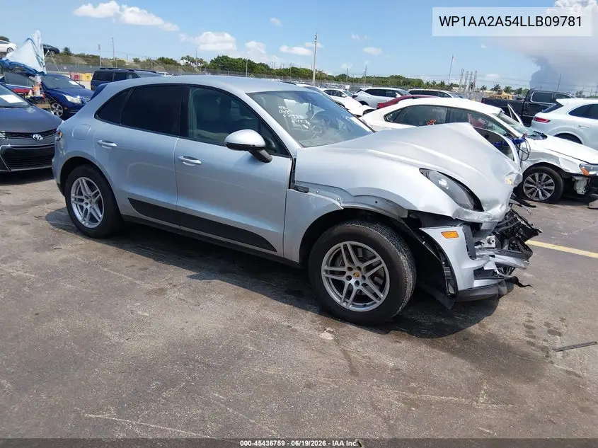 2020 Porsche Macan VIN: WP1AA2A54LLB09781 Lot: 45436759