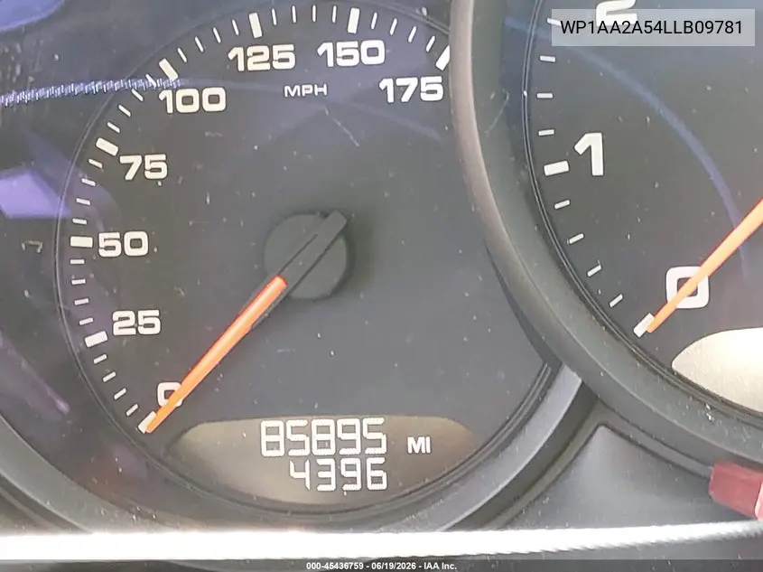 2020 Porsche Macan VIN: WP1AA2A54LLB09781 Lot: 45436759