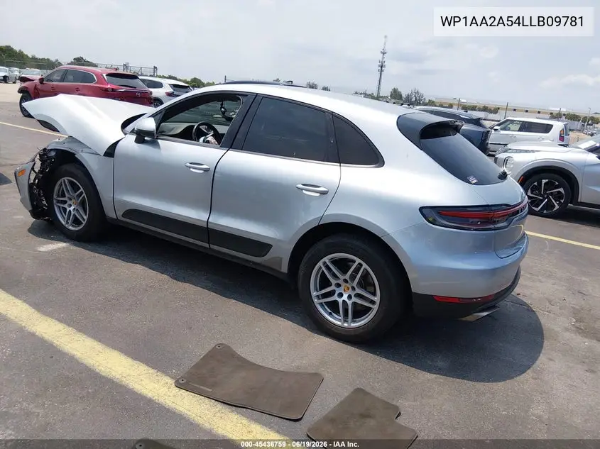 2020 Porsche Macan VIN: WP1AA2A54LLB09781 Lot: 45436759