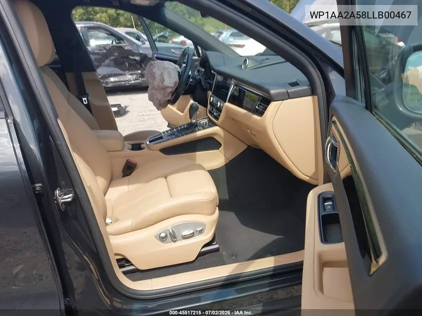 2020 Porsche Macan VIN: WP1AA2A58LLB00467 Lot: 45517215