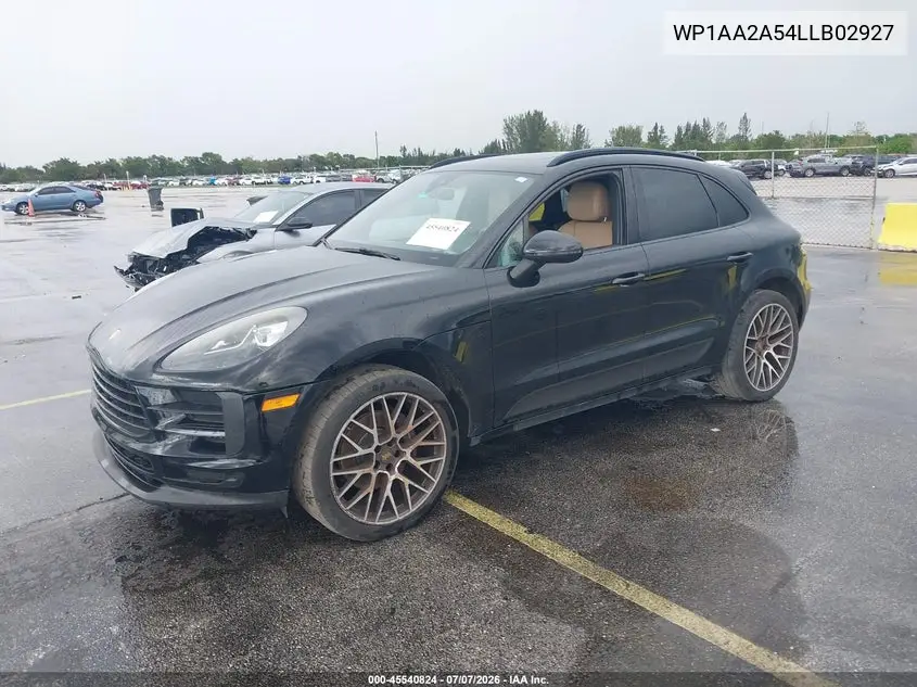 2020 Porsche Macan VIN: WP1AA2A54LLB02927 Lot: 45540824
