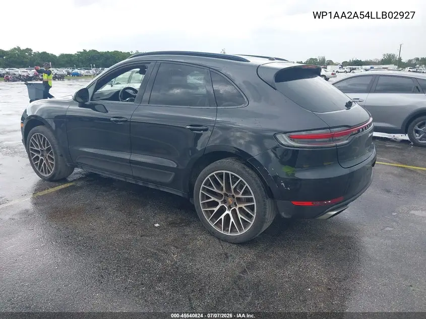 2020 Porsche Macan VIN: WP1AA2A54LLB02927 Lot: 45540824