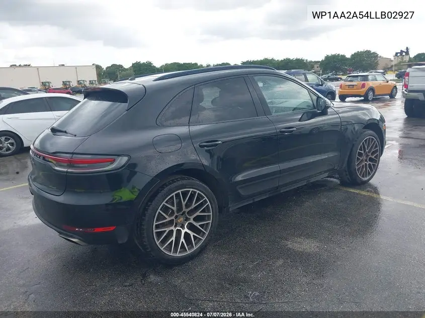 2020 Porsche Macan VIN: WP1AA2A54LLB02927 Lot: 45540824